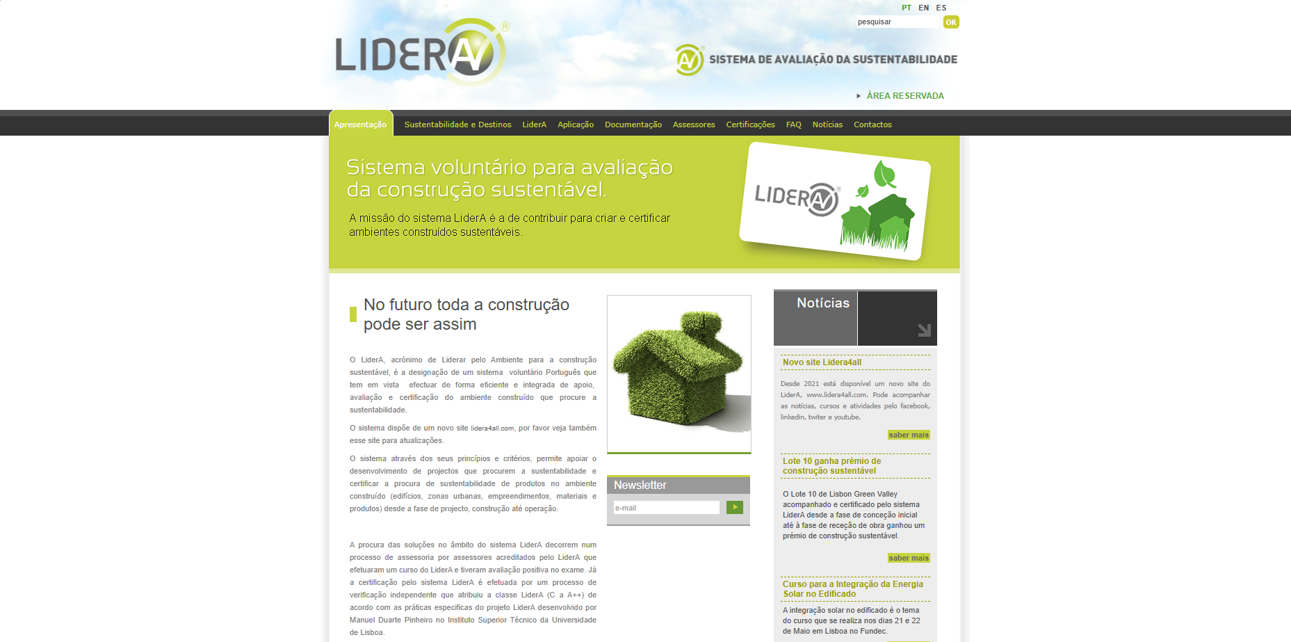 LiderA previous website